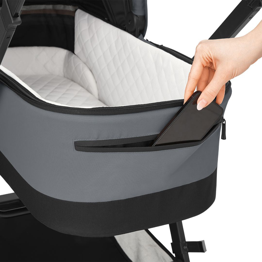 KikkaBoo® Otroški voziček s košaro 3v1 Mia Grey KikkaBoo