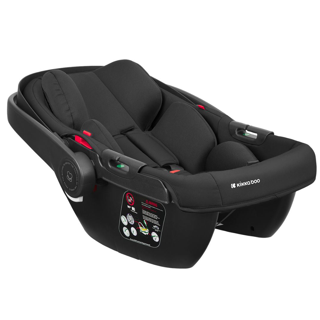 KikkaBoo® Otroški voziček s košaro 3v1 Mia Black KikkaBoo