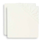 Jollein® Lenzuolo di cotone 2 pezzi 120x60 Ivory