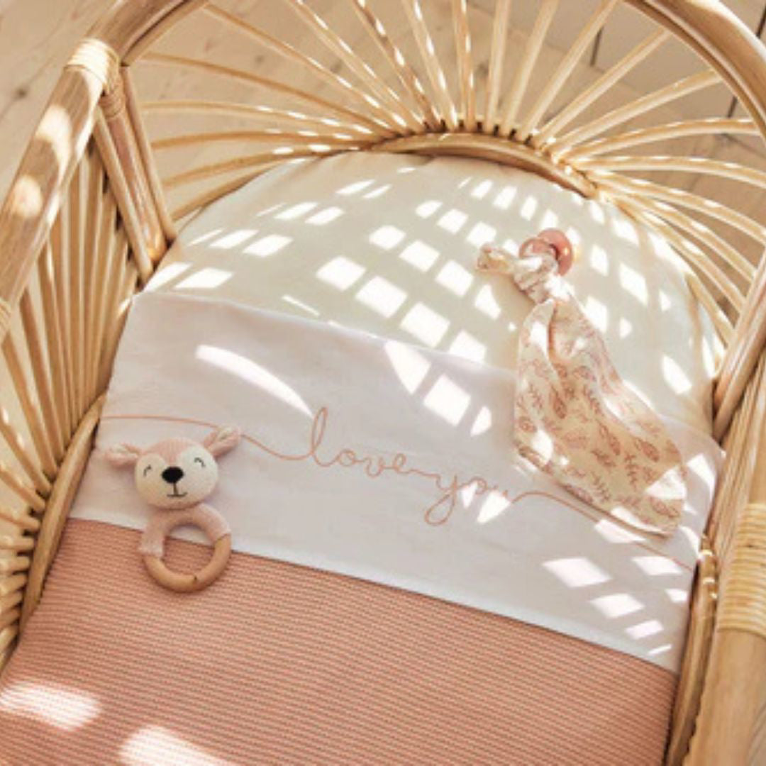 Jollein® Bombažna rjuha 2 kosa 40/50x80/90 Ivory Jollein