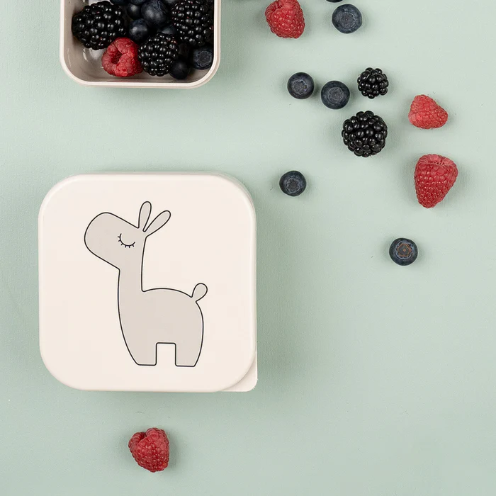 Done by Deer® Komplet posodic za prigrizk Lalee Sand mix Done by Deer