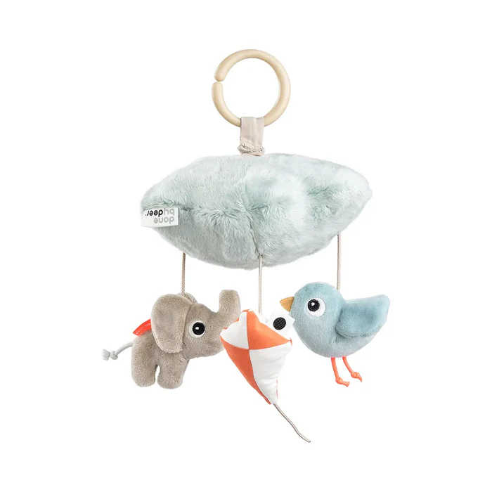 Done by Deer® Glasbeni vrtiljak Playground Blue Done by Deer