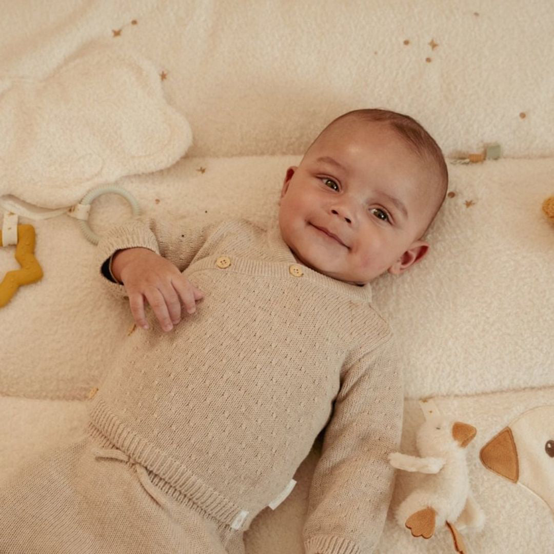 Little Dutch® Igralna podloga Newborn Naturals 80 x 100 Little Dutch