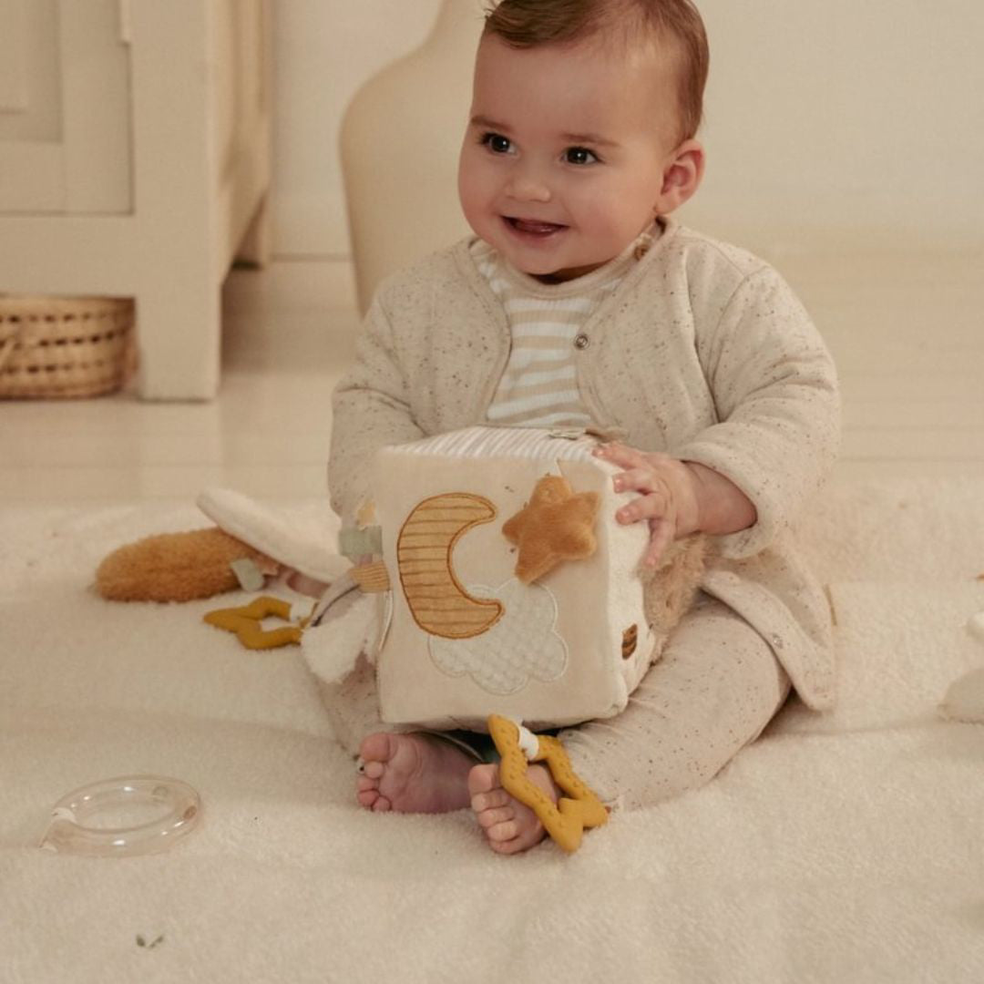 Little Dutch® Senzorična kocka Newborn Naturals Little Dutch