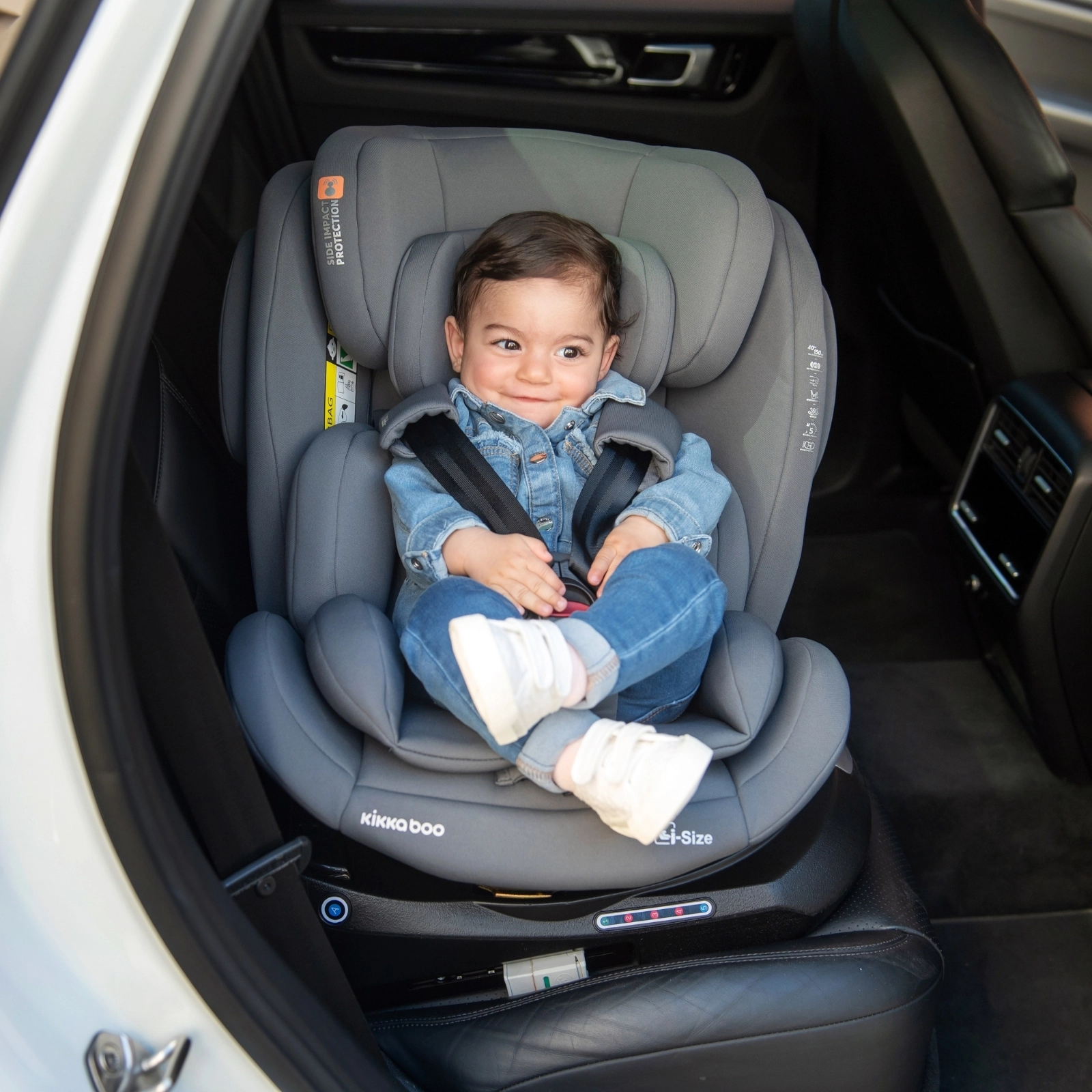 KikkaBoo® Otroški avtosedež 360° i-Felix i-SIZE (40-150 cm) Light Grey KikkaBoo