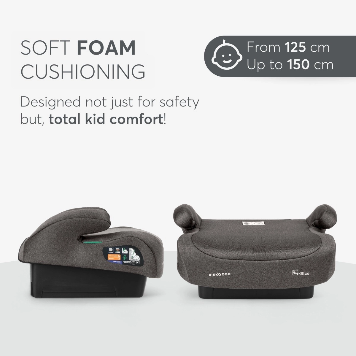 KikkaBoo® Otroški jahač i-Go i-SIZE (125-150 cm) Brown KikkaBoo