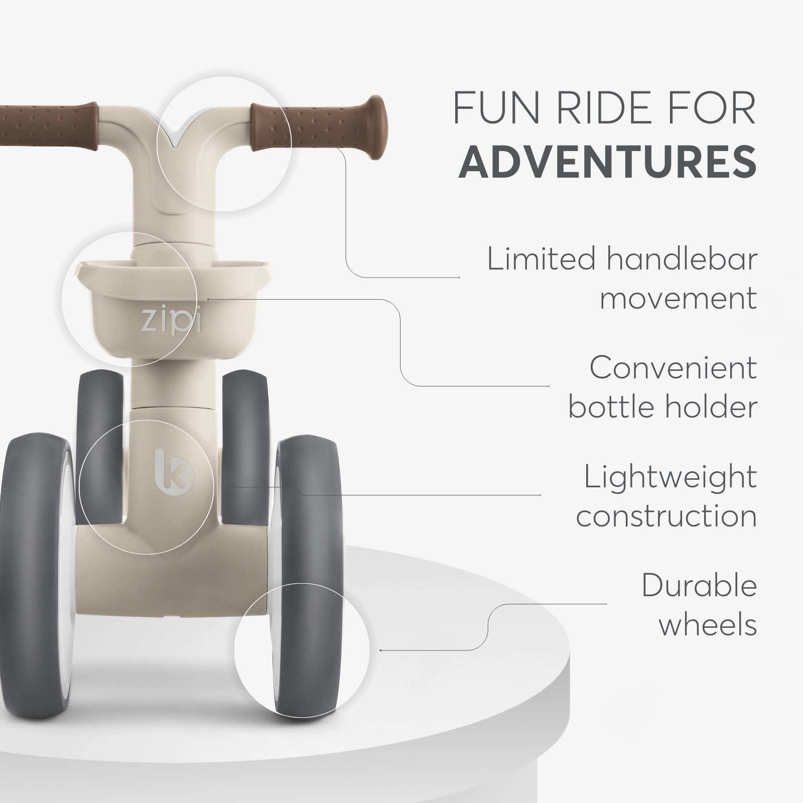 KikkaBoo® Poganjalček Zipi Beige KikkaBoo