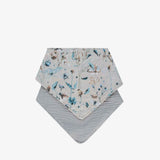 KikkaBoo® Set 2 slinčkov iz muslina Dreamy Fields Grey