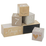 Label Label® Drvene kocke Nougat