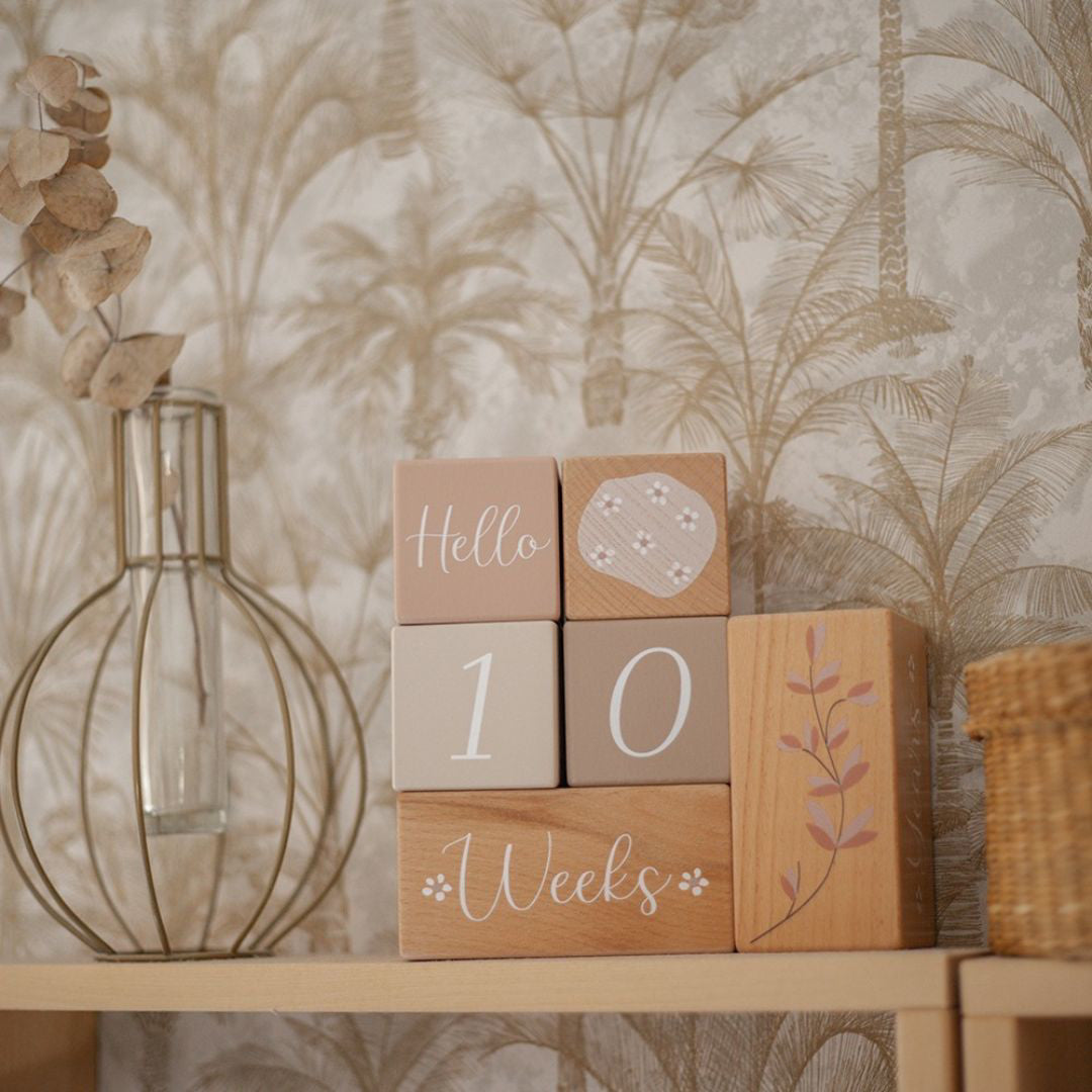 Label Label® Lesene kocke Milestone Nougat Label Label