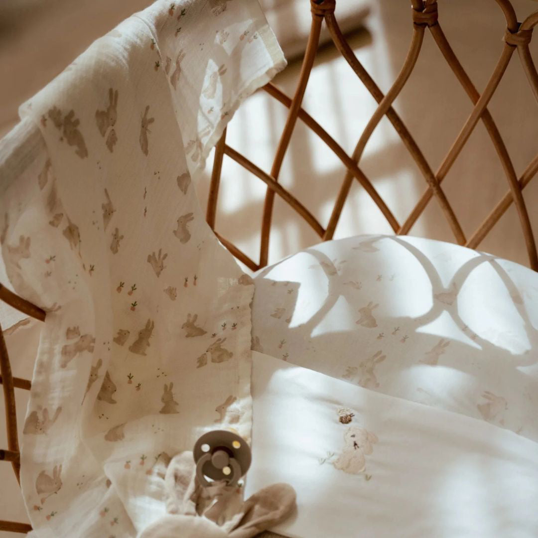 Little Dutch® Komplet 2 tetra pleničk Baby Bunny 70x70 Little Dutch