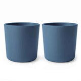 Mushie® Set di due bicchieri Twilight Blue