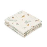 CamCam® Komplet 2 tetra pelene 70x70 GOTS Woodland