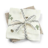 Done by Deer® Lot de 2 langes Lalee Sand 65x65