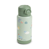 Done by Deer® Termo steklenička s slamico 340 ml Playground Green