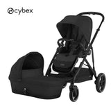Cybex® Dječja kolica s košarom 2u1 Gazelle™ S Moon Black
