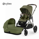 Cybex® Dječja kolica s košarom 2u1 Gazelle™ S Moss Green