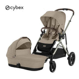 Cybex® Dječja kolica s košarom 2u1 Gazelle™ S Almond Beige
