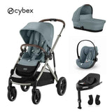 Cybex® Passeggino 4in1 Gazelle™ S + Seggiolino auto Cloud G + Base IsoFix G Stormy Blue