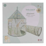 Little Dutch® Tente de jeu avec tunnel Safari
