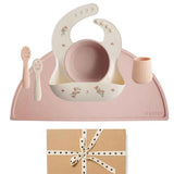 Mushie® Komplet za prvo hranjenje Blush