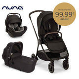 Nuna® Cărucior 3în1 Triv™ Next + Lytl™ + Arra™ Flex Caviar