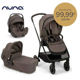 Nuna® Cărucior 3în1 Triv™ Next + Lytl™ + Arra™ Flex Chestnut