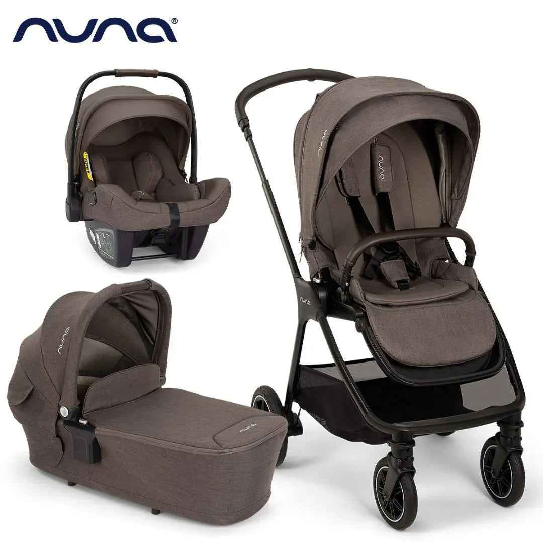 V nuna Nuna® Stroller 3-in-1 Triv™ Next + Lytl™ + Pipa™ Next Chestnut