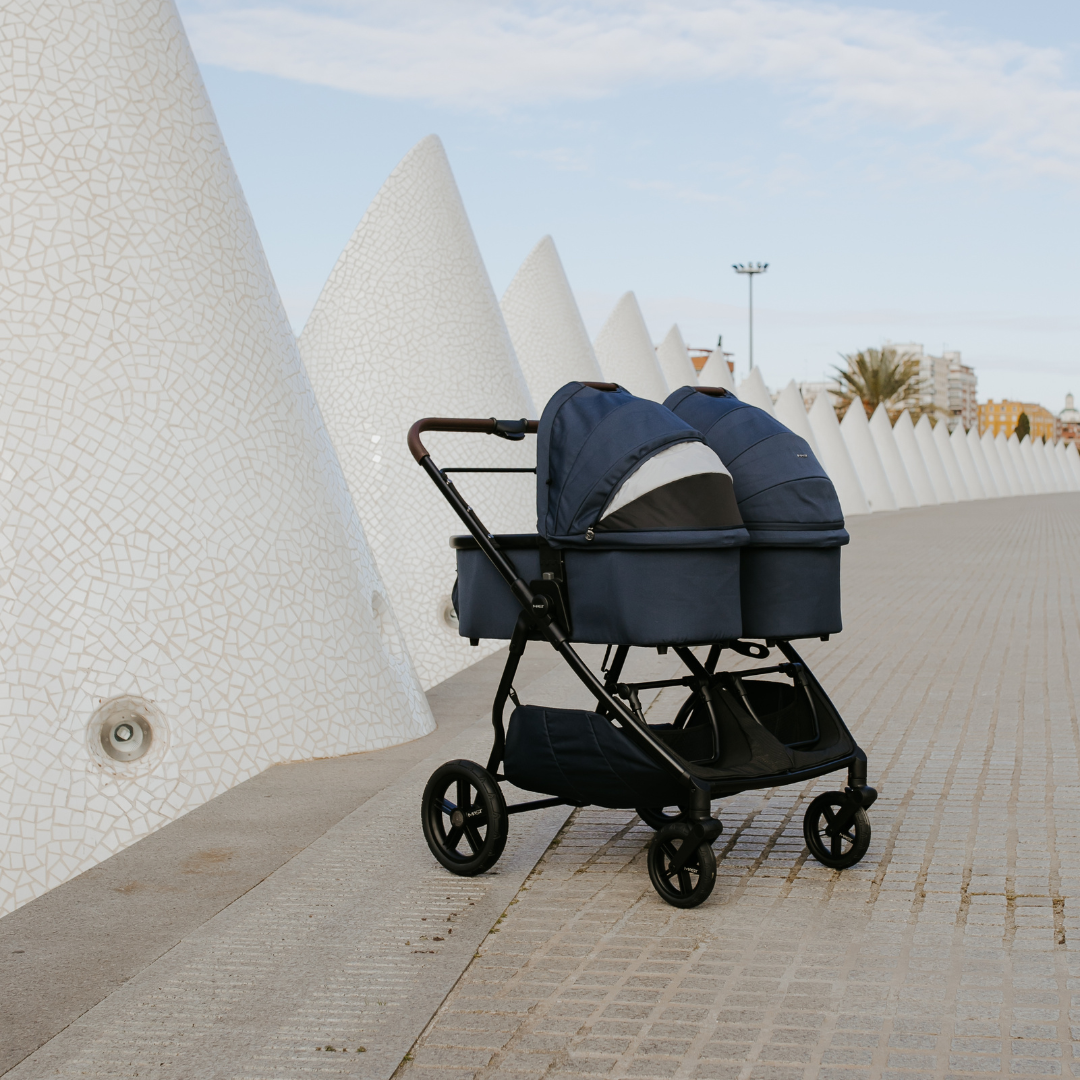 MAST® Otroški voziček TWIN X Volcanic Ash Mast