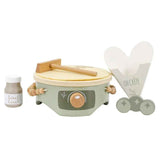 Label Label® Drveni set za pečenje palačinki Olive Green