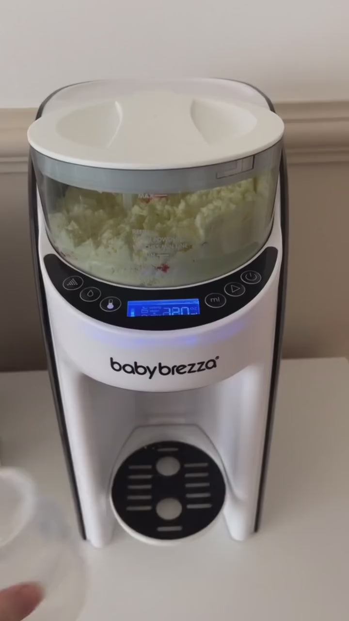 Carica video: Baby Brezza® Macchina prepara biberon Pro Advanced White