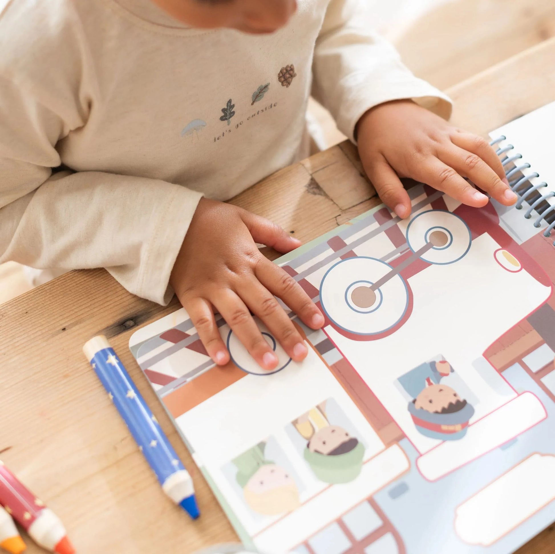 Little Dutch® Čarobna pobarvanka Jim & Friends Little Dutch