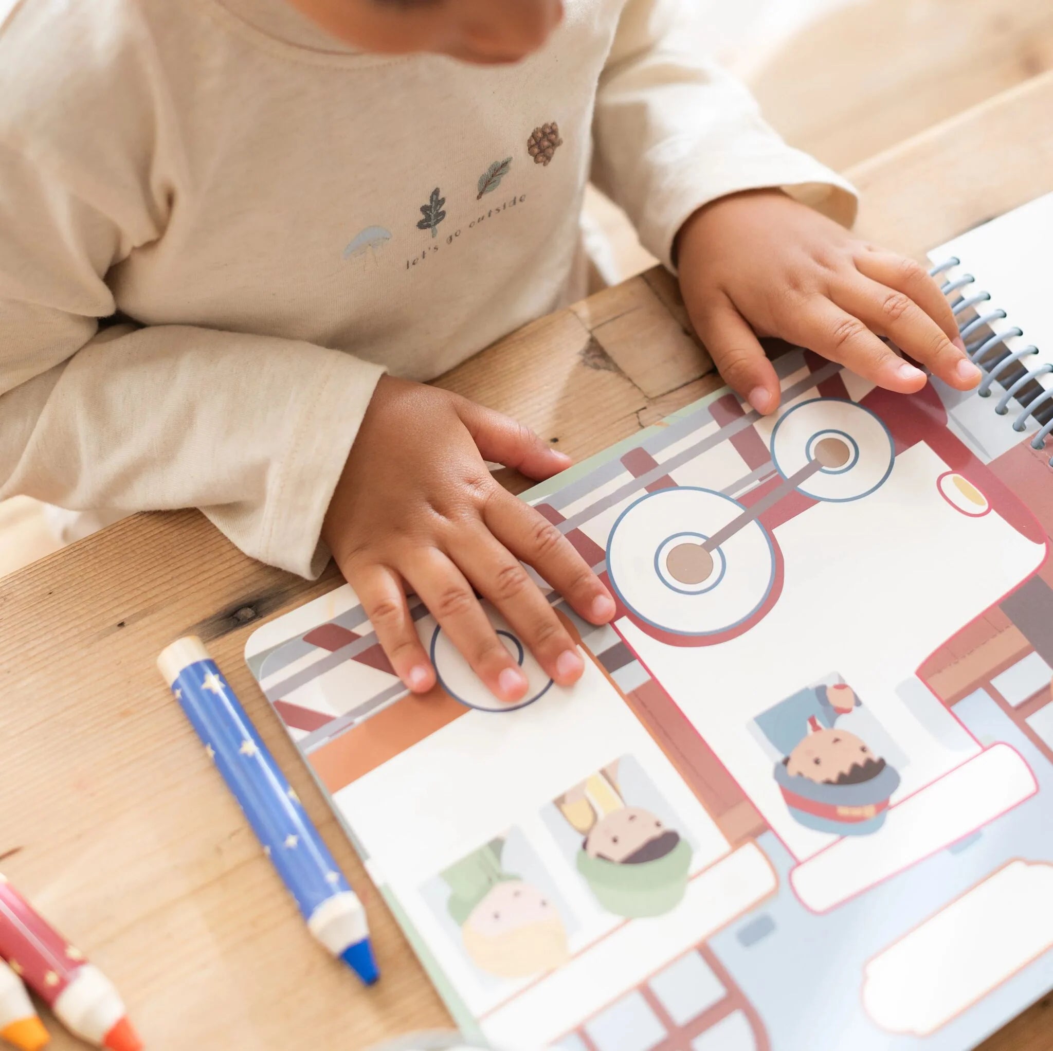 Little Dutch® Čarobna pobarvanka Jim & Friends Little Dutch