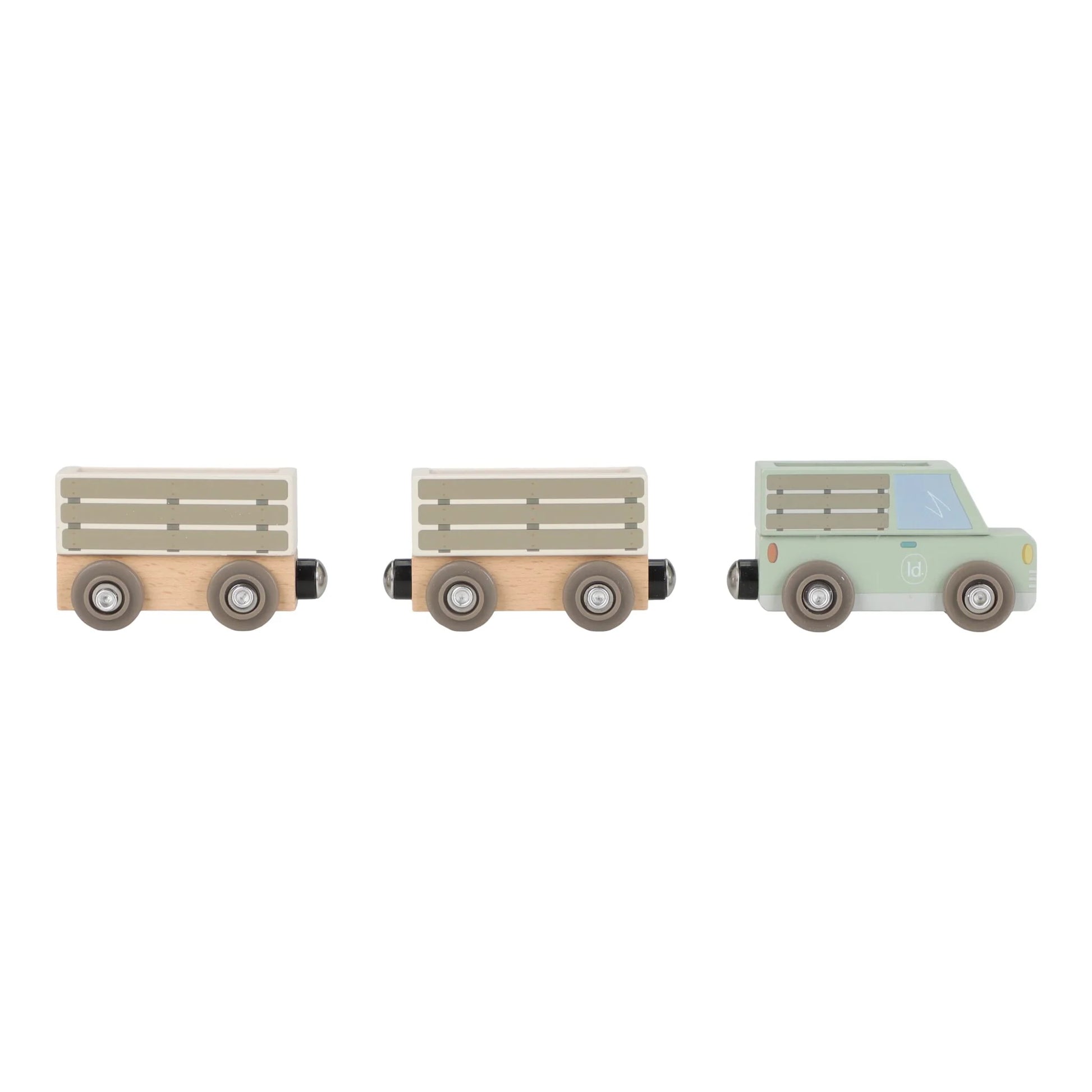 Little Dutch® Pista in legno con treno Safari Friends – slika 7