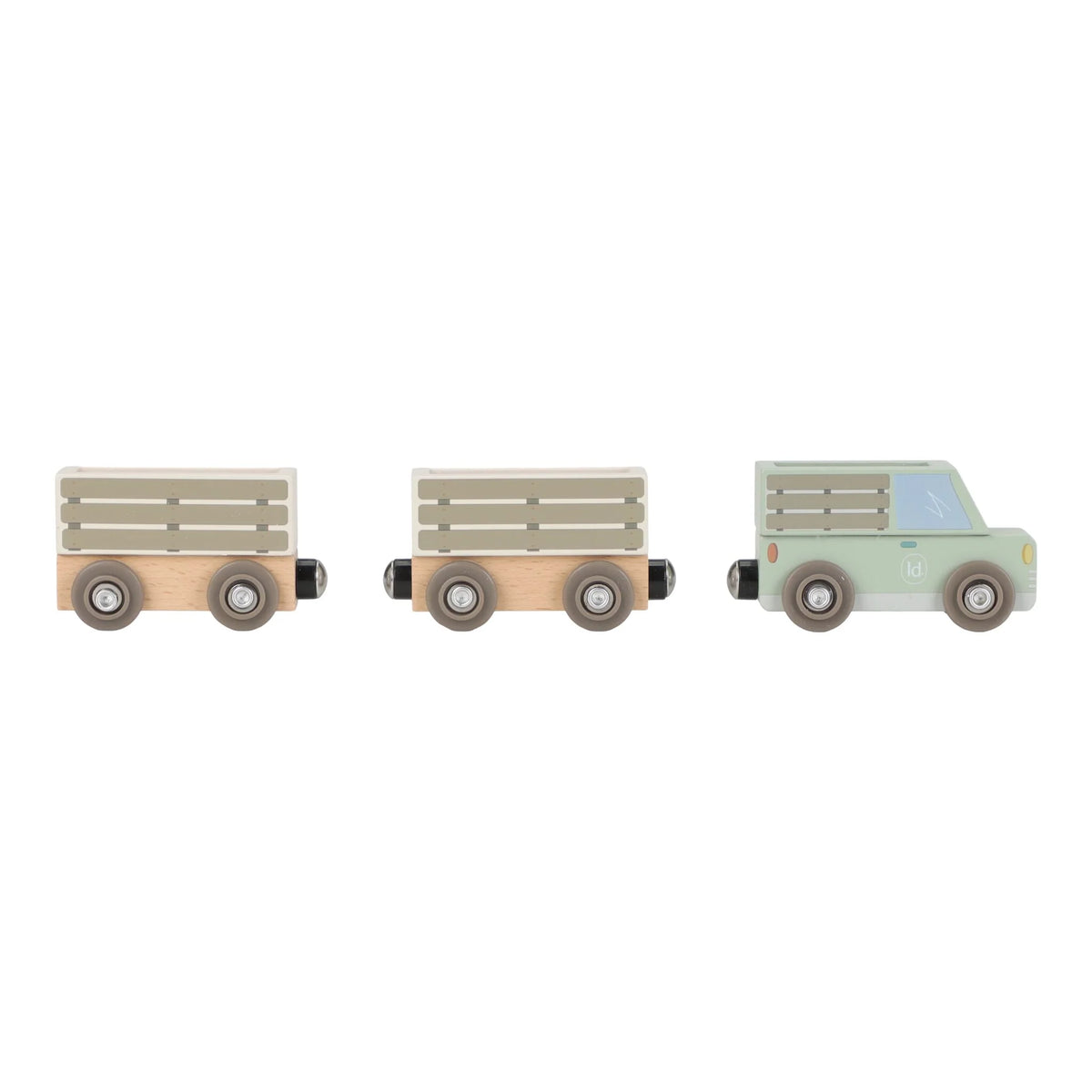 Little Dutch® Pista in legno con treno Safari Friends – slika 7