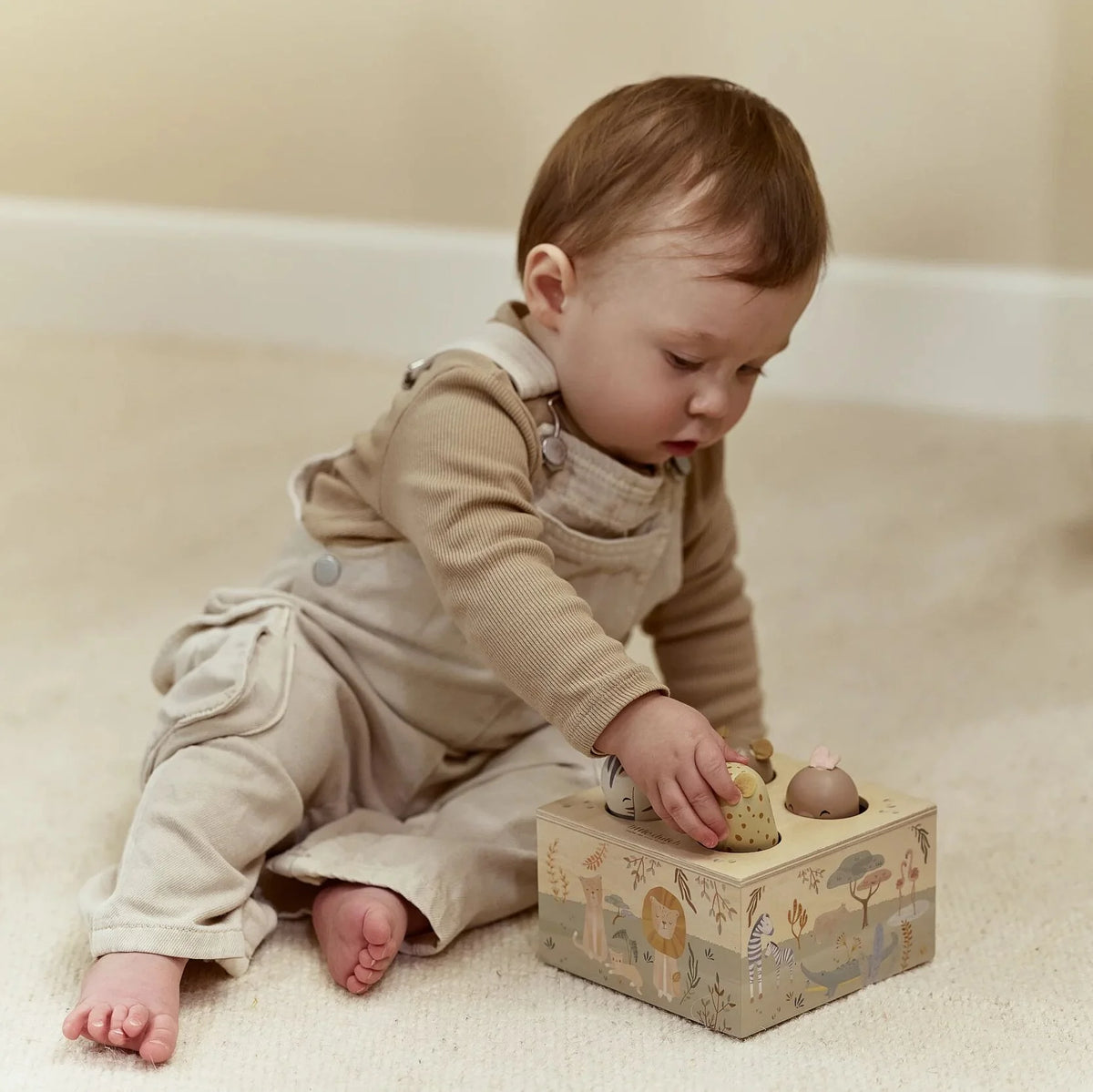 Little Dutch® "Pop up" wooden toy Safari Friends – slika 2