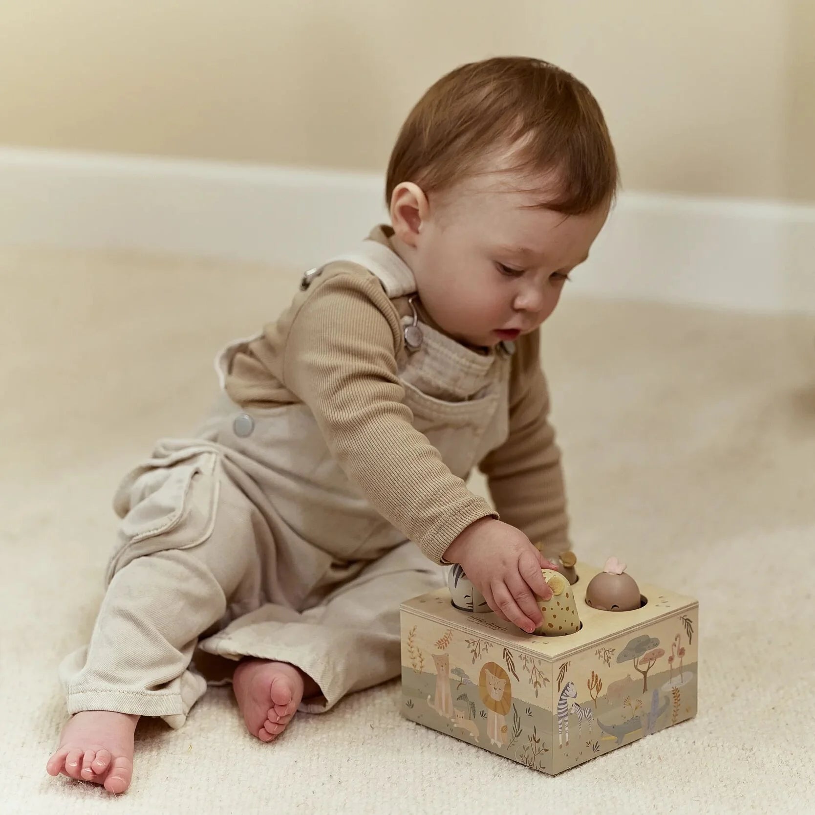 Little Dutch® "Pop up" wooden toy Safari Friends – slika 2