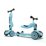 Scoot & Ride® Draisienne et trottinette 2en1 Highwaykick 1 Blueberry