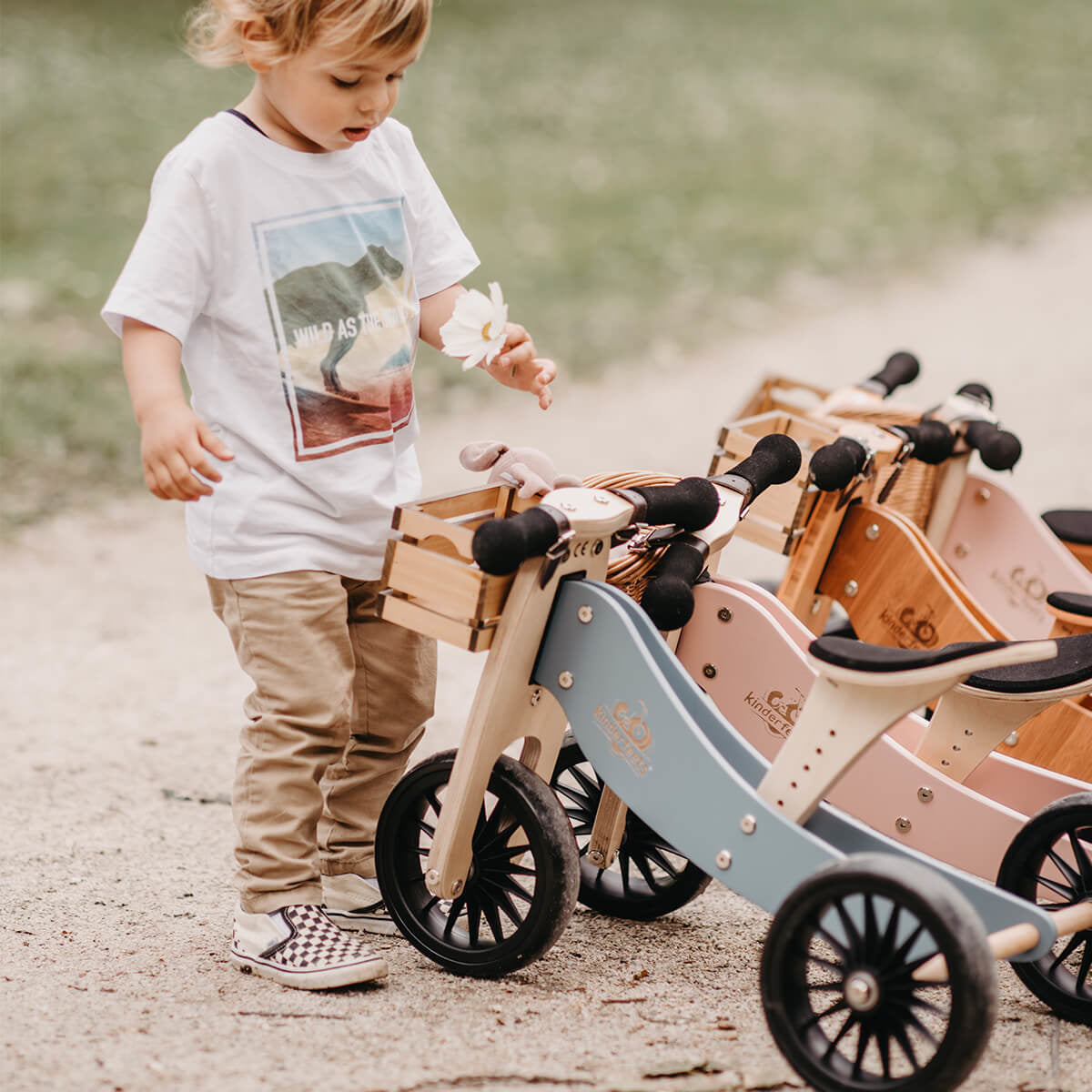 Kinderfeets® Lesen poganjalec Tiny Tot PLUS 2v1 Slate Blue Kinderfeets