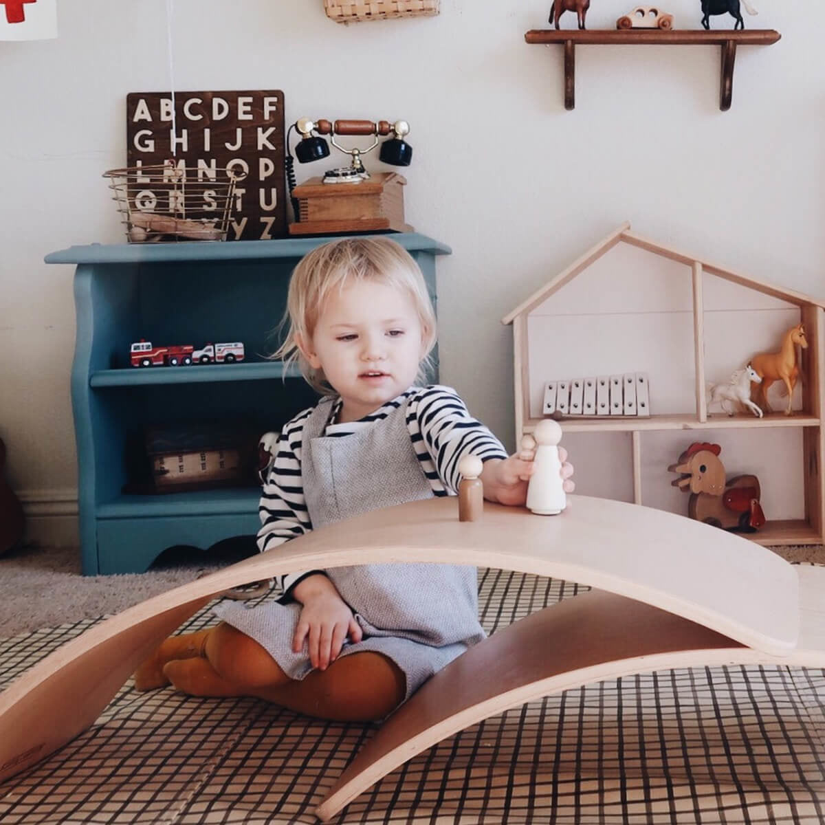 Kinderfeets® Deska za ravnotežje Silver Sage Kinderfeets