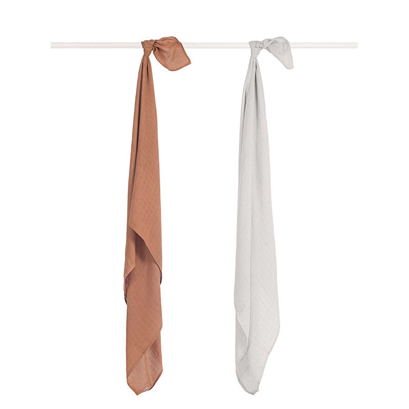 Jollein® Komplet 2 povijalnih pleničk Caramel 115x115 Jollein