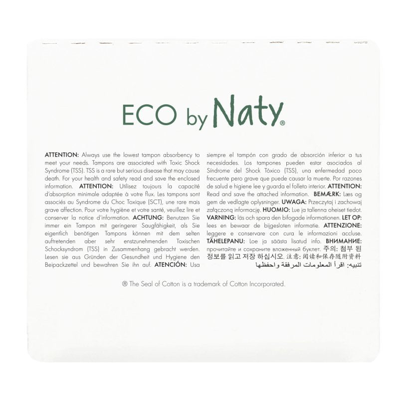 Eco by Naty® Tamponi SUPER 18 kosov Eco by Naty