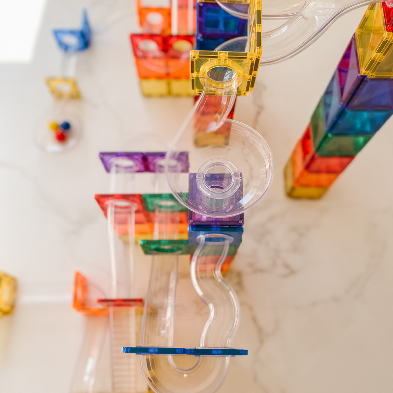 Connetix® Magnetne ploščice Ball Run Set 92-delni Connetix