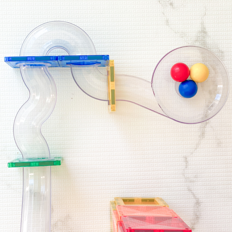 Connetix® Magnetne ploščice Ball Run Set 92-delni Connetix