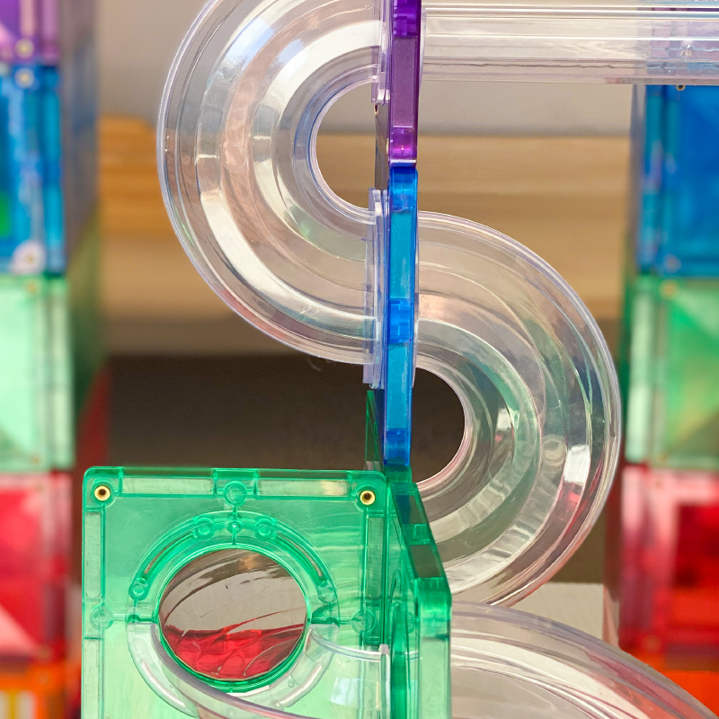 Connetix® Magnetne ploščice Ball Run Set 92-delni Connetix