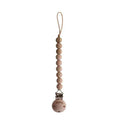 Mushie® Clips pentru suzetă EVA Pale Taupe