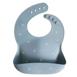 Mushie® Silicone Bib White Daisy