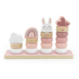 Label Label® Lesena natikanka Little Rings Pink