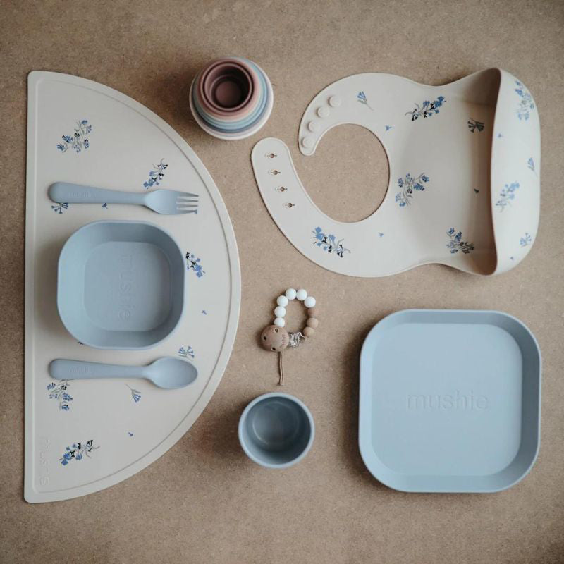 Mushie® Silikonska podloga za hranjenje Butterflies Mushie