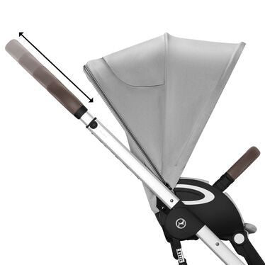 Cybex® Otroški voziček Talos S LUX (0-22 kg) Moon Black (Black Frame) Cybex